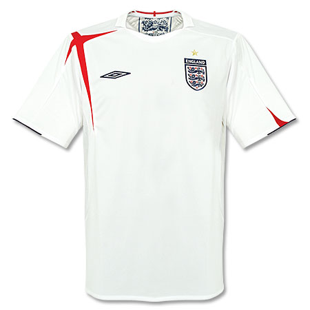 England Home 2005 - 2007 Umbro